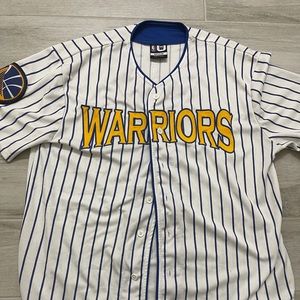 Warriors Button Up
